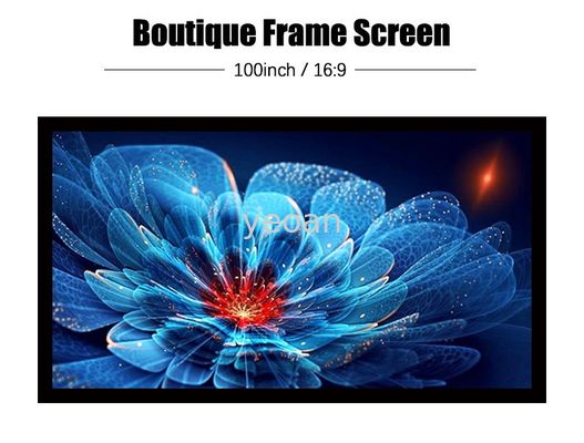 Good price Indoor Short Throw Fixed Projector Frame Screen 4K Ultra HD 100inch online