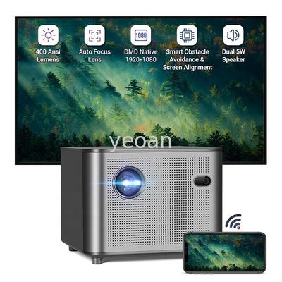 Good price 4K WiFi Portable TV Projector Bluetooth Mini Projector Game Projection 400 ANSI online