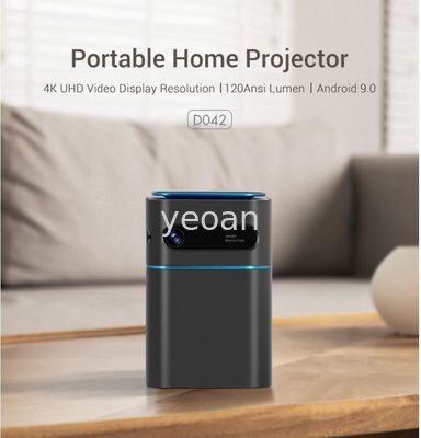 Good price Wireless Smart Mini Portable Projector 4K LED Mirroring OS For Laptop Small Conference online