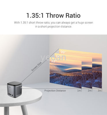 Good price Outdoor Camping Cinema DLP Smart Projector Video Android Cube Portable Wireless online