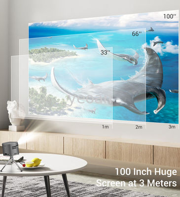 Good price 1080p DLP Portable Bluetooth Projector For Home Theater Office ODM online