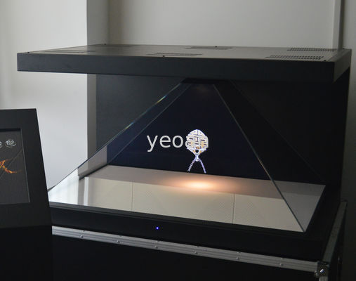 Good price 270 Degree 3 Side Holographic 3D Displays Advertising Showcase 32 Inch online