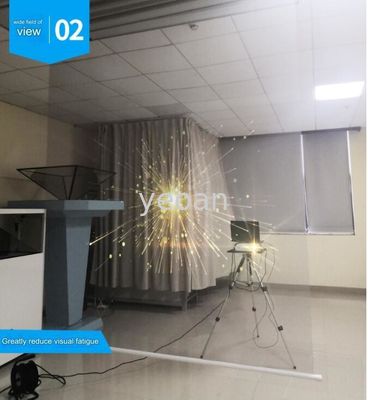 Good price 8k Moterized Holographic 3D Displays Lifting Projection Screen Tulle Curtain Wedding Outdoor online