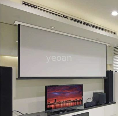 Good price In Ceiling Electrical Projection TV Screens Retractable High Strength For Church Projector online