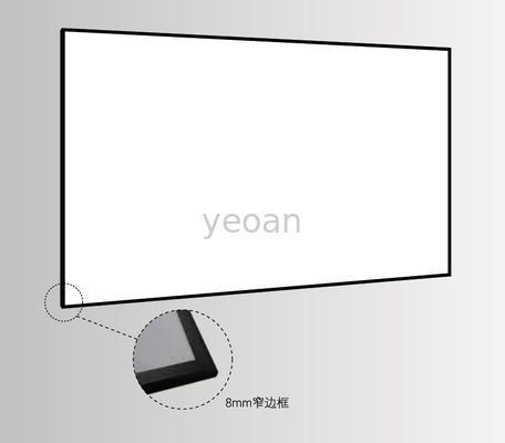 Good price 120inch Ultra Narrow Frame Fixed Projector Screen Anti Light For Home Theater Laser TV online