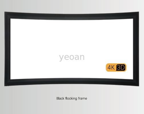 Good price Customised TV Arc Frame Projection Screen Retractable Wall Mounted online