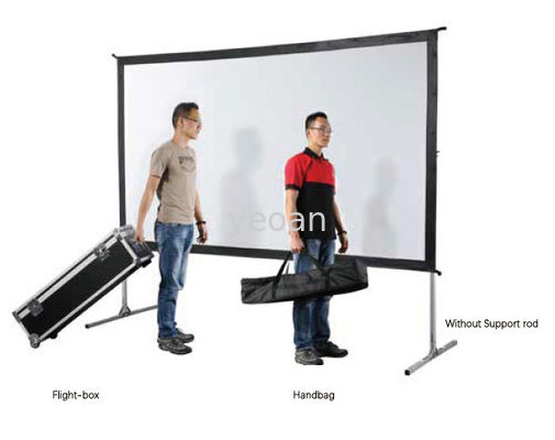 Good price 80-400inch Fast Folding Short Throw Projector Screens For Outdoor Camping Church online